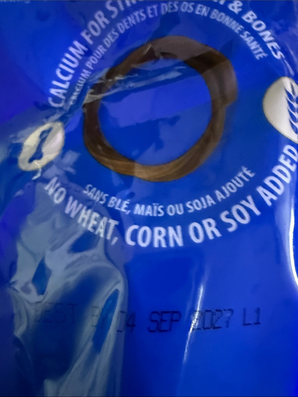 Puppy Teething Rings - Blue Packaging 24 Count Pumpkin and Peanut butter 6 bags - Picture 9 of 10